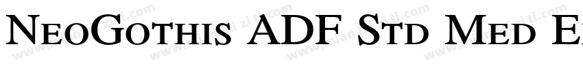 NeoGothis ADF Std Med ExtraBold字体转换